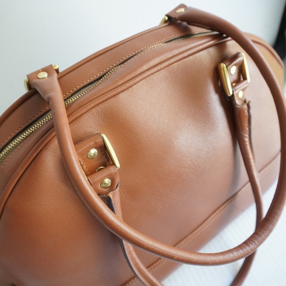 ONA The Chelsea Fashion Camera Shoulder Bag Brown Leather Dome Padded crossbody‎